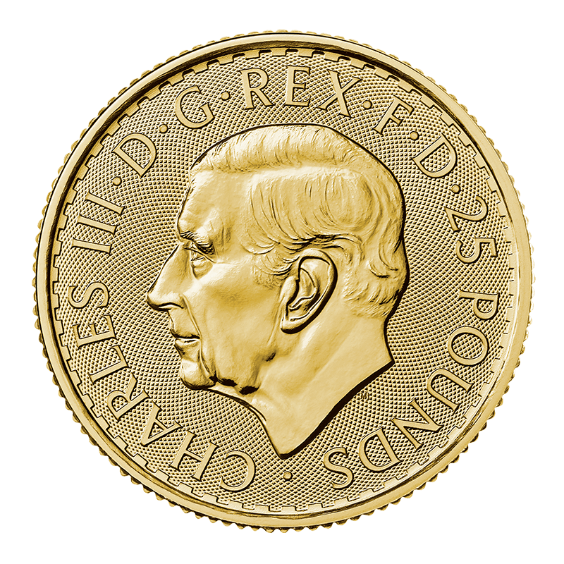 Image for 1/4 oz. Gold Britannia King Charles Effigy Coin (2023) from TD Precious Metals